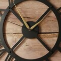 Ceas de perete, MET-MDF-UYART-2087, Dimensiune: 50 x 50 cm, Negru