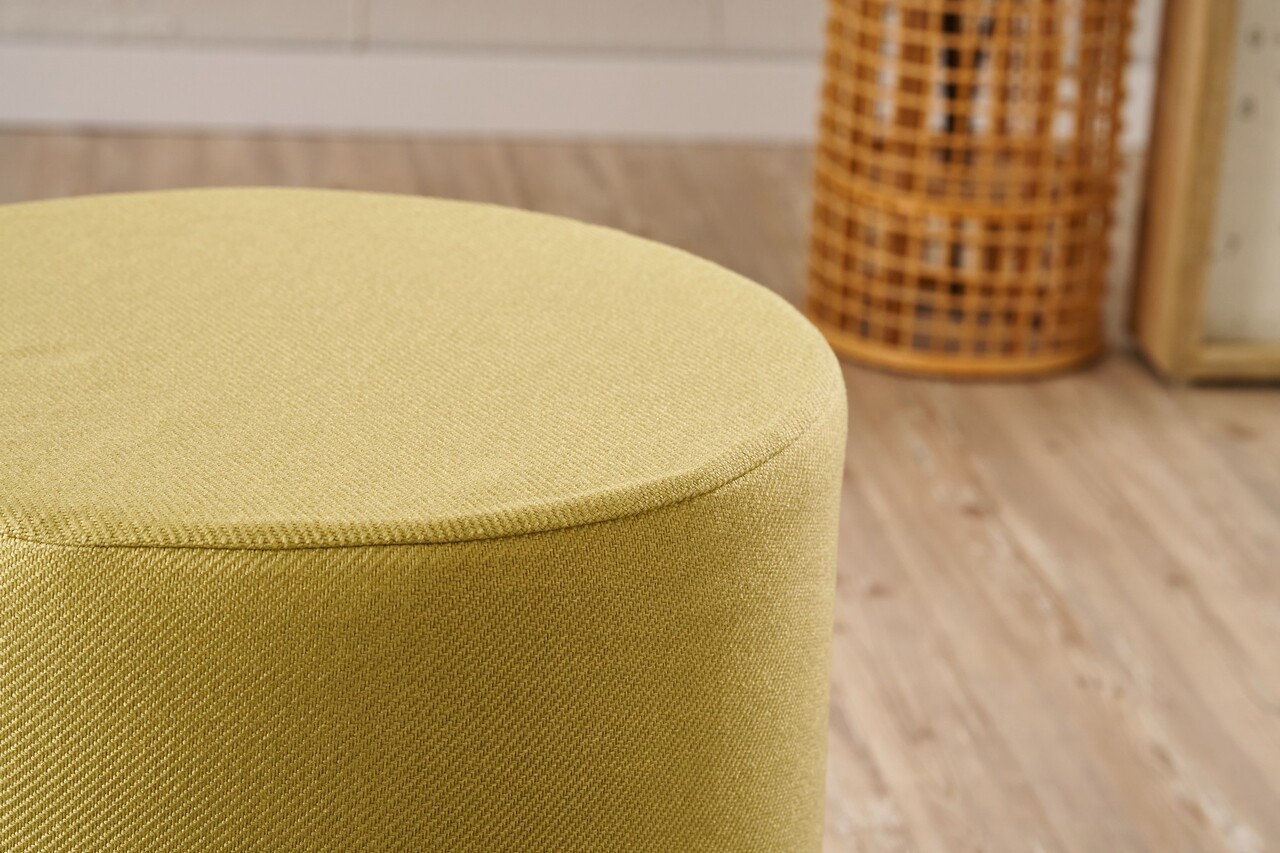 Taburet, Atelier del Sofa, 825BLC5179, Lemn, Galben - view 3
