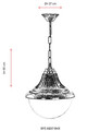 Lustra de exterior, Avonni, 685AVN1354, Plastic ABS, Maro