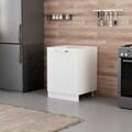 Dulap pentru bucatarie, Hanah Home, Minar, 60x87x58 cm, Alb