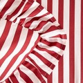 Lenjerie de pat dubla Trudy, Homla, 3 piese, 160x200 cm, bumbac, rosu/alb