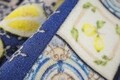 Covor pentru bucatarie, Olivo Tappeti, New Smile Modern, Blue Lemons, 57 x 240 cm, nailon, multicolor
