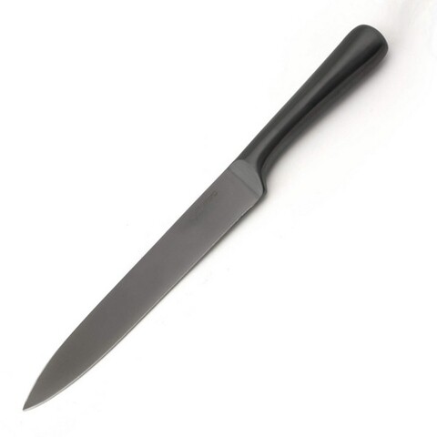 Cutit pentru feliat Luigi Ferrero, FR-23020BT, 20 cm, inox/invelis titanium negru