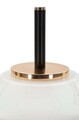 Lampadar Vintage, Mauro Ferretti, 3 x E14, 40W, 30x168 cm, fier/sticla, auriu/negru/alb