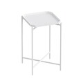 Masuta de cafea, Cerritos, Shb-008-B, 46x56x46 cm, Metal, Alb