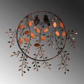 Decoratiune de perete, Love of Birds 3, Metal, Dimensiune: 86 x 75 cm, Multicolor