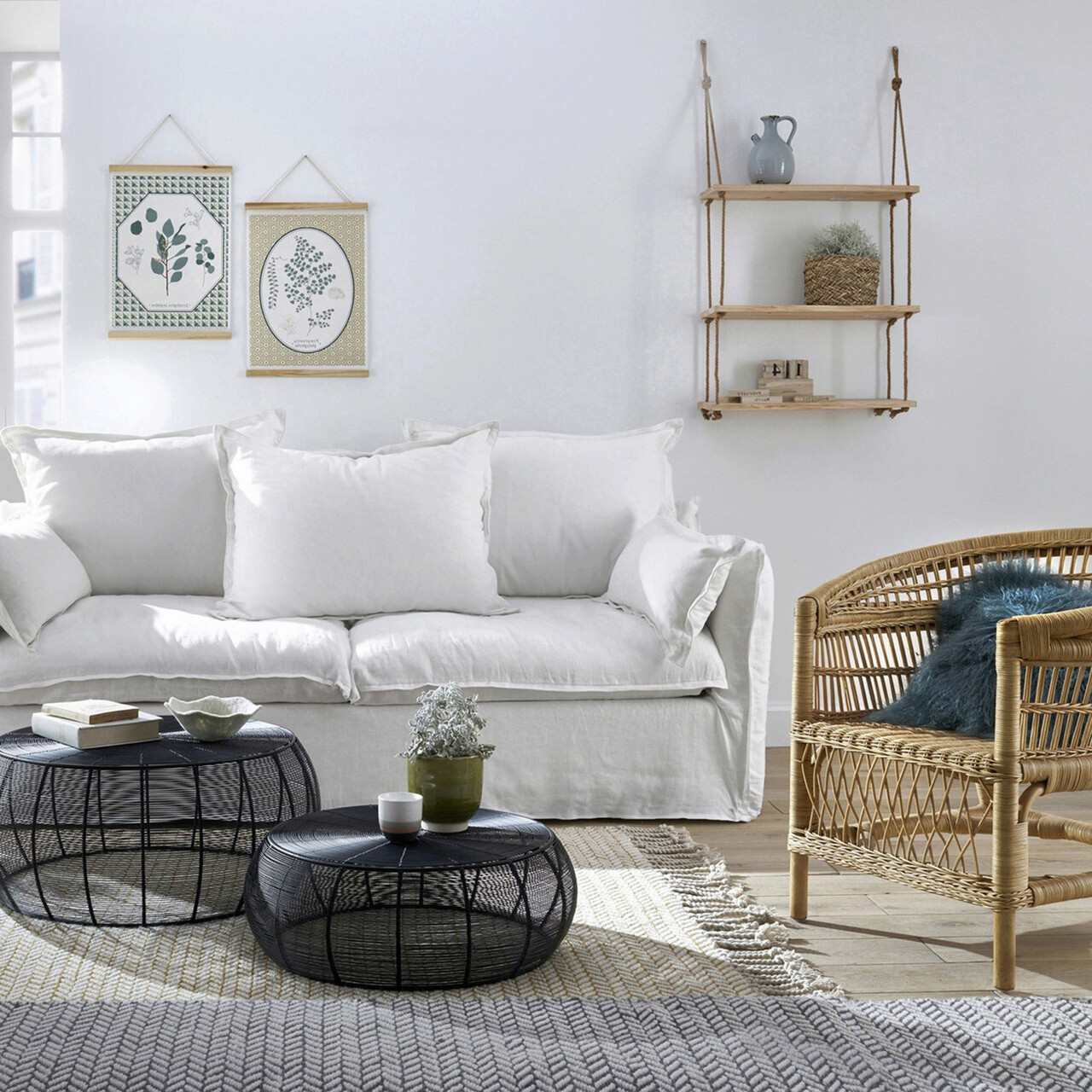 Raft de perete, Evila Originals, Raf247, 40x110x13 cm, Stejar