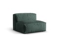 Modul pentru canapea, 1 loc, Martina-120, Micadoni Home, 92x106x75 cm, catifea, petrol