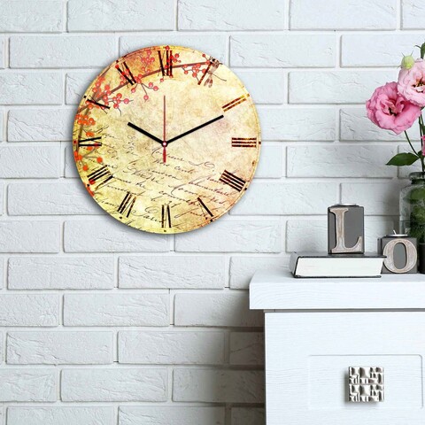 Ceas de perete, 3030ms-095, mdf, ø30 cm, multicolor