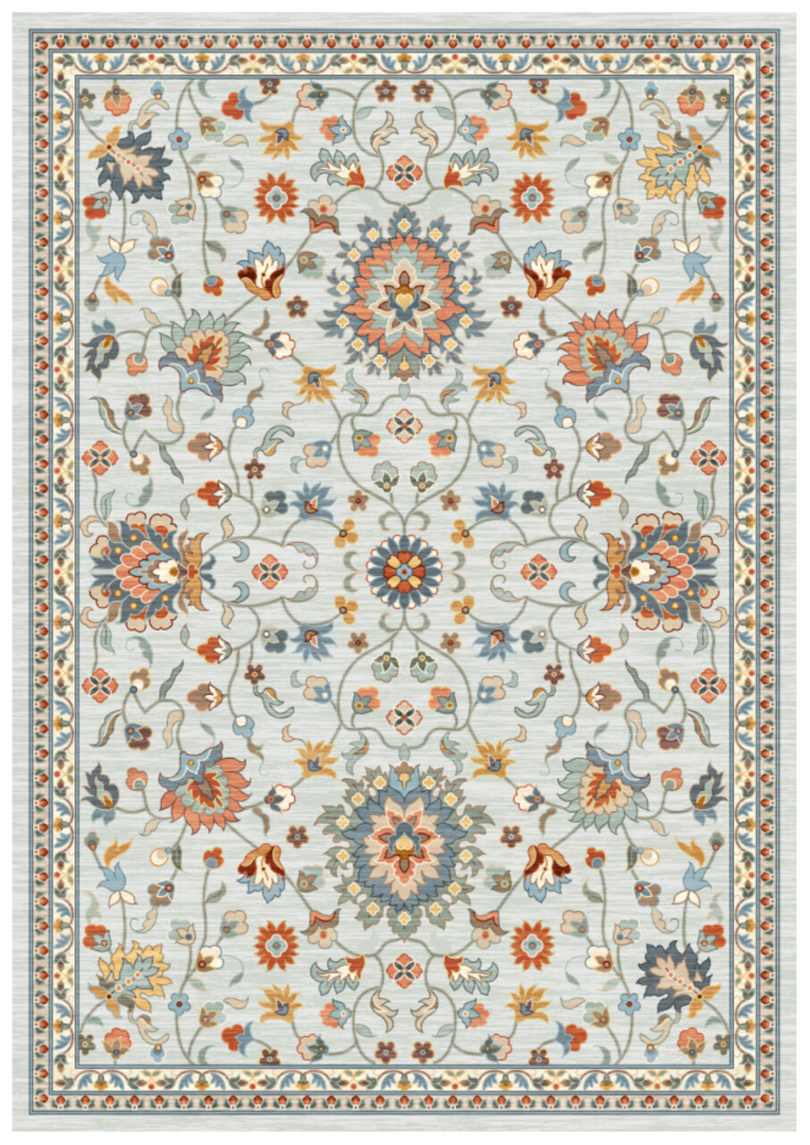 Covor cu print, Reza, Heinner, 200x300 cm, poliester, multicolor
