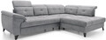 Coltar extensibil dreapta 5 locuri ELTAP, RT-04REL, Inferne, 297x210x107 cm, lemn/poliester, gri