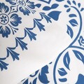 Lenjerie de pat pentru o persoana Marissa, Homla, 2 piese, 140x200 cm, bumbac, alb/albastru