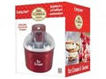 Aparat de facut inghetata si sorbet Beper, 12 W, 20x23 cm, ABS, rosu
