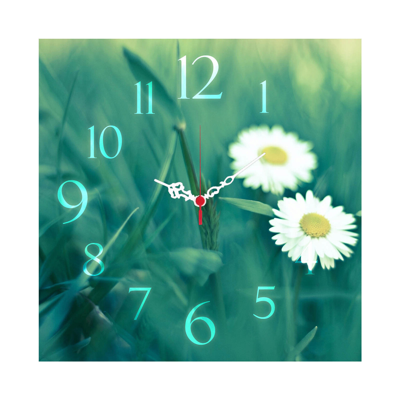 Ceas de perete, Msk-35, MDF, Dimensiune: 40 x 40 cm, Multicolor