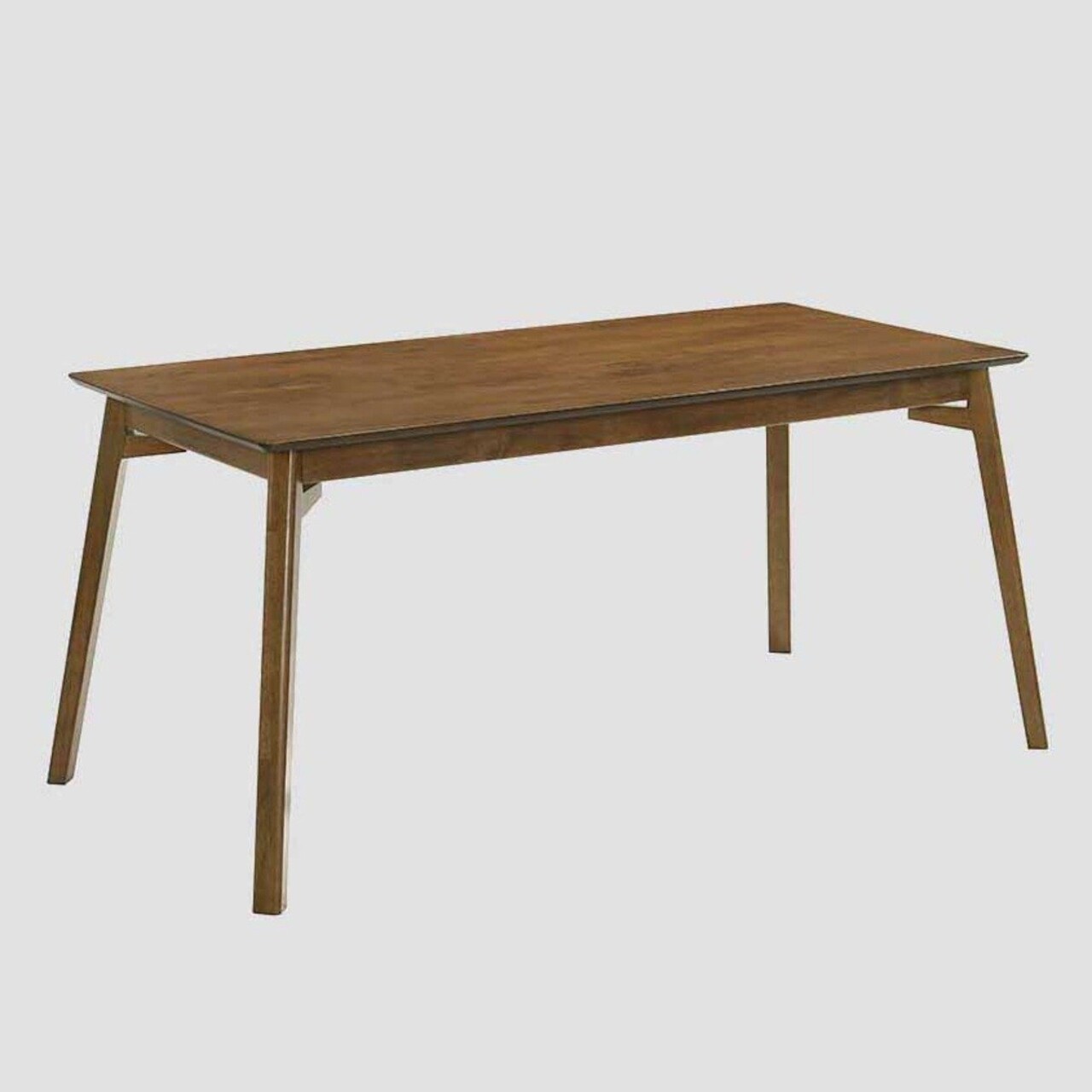 Masa Little, Homla, 160x75x76 cm, lemn de cauciuc, maro