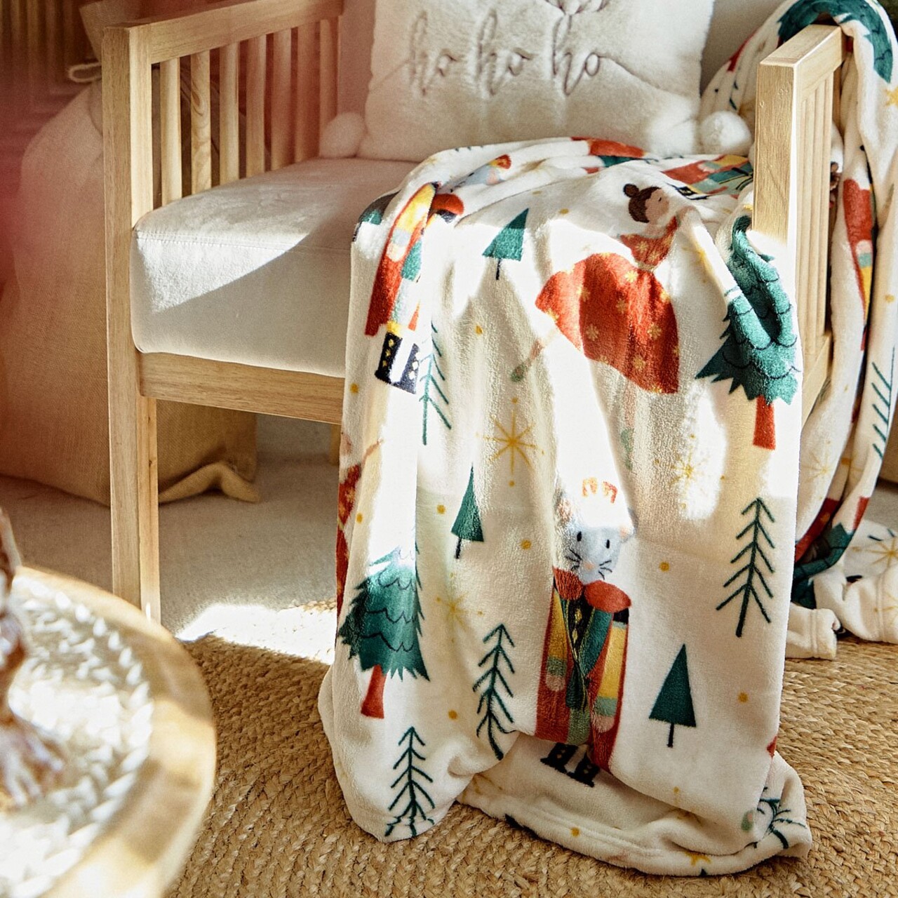 Patura Nutcracker, Homla, 150x200 cm, poliester, multicolor