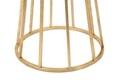 Masuta inalta Stick Glam , Mauro Ferretti, Ø 38x100 cm, fier, auriu