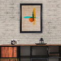 Tablou decorativ, LSJ61982536571, Iuta, Canvas, Multicolor