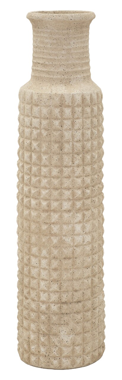 Vaza decorativa, Mauro Ferretti, Sand Outdoor, 28x110 cm, polirasina, bej - view 6