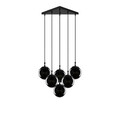 Lustra, Tatum, 584TTM1167, Metal, Negru / Fume