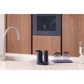 Set dozator sapun / detergent lichid 2 piese, Brabantia, SinkStyle Mineral, 14x9.5x15.7 cm, 220 ml, otel, gri inchis