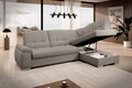 Coltar extensibil dreapta 3 locuri ELTAP, RT-07PO, Sado, 272x192x95 cm, lemn/poliester, gri
