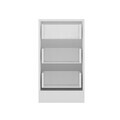 Dulap pentru bucatarie, Hanah Home, Minar, 45x87x58 cm, Alb / Antracit