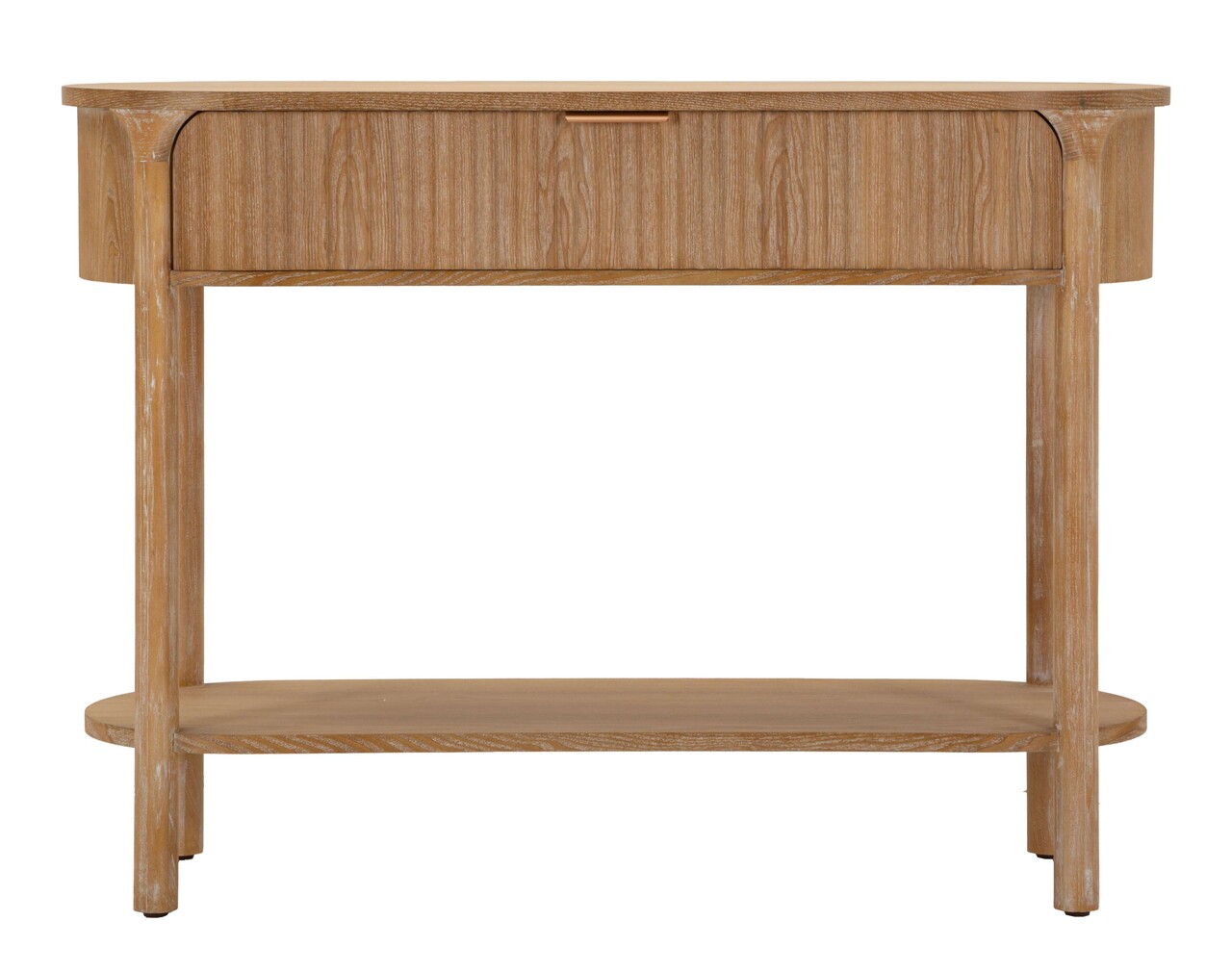 Consola Gothenburg, Mauro Ferretti, 110x40x80 cm, lemn de brad/MDF/fier, maro
