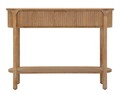 Consola Gothenburg, Mauro Ferretti, 110x40x80 cm, lemn de brad/MDF/fier, maro