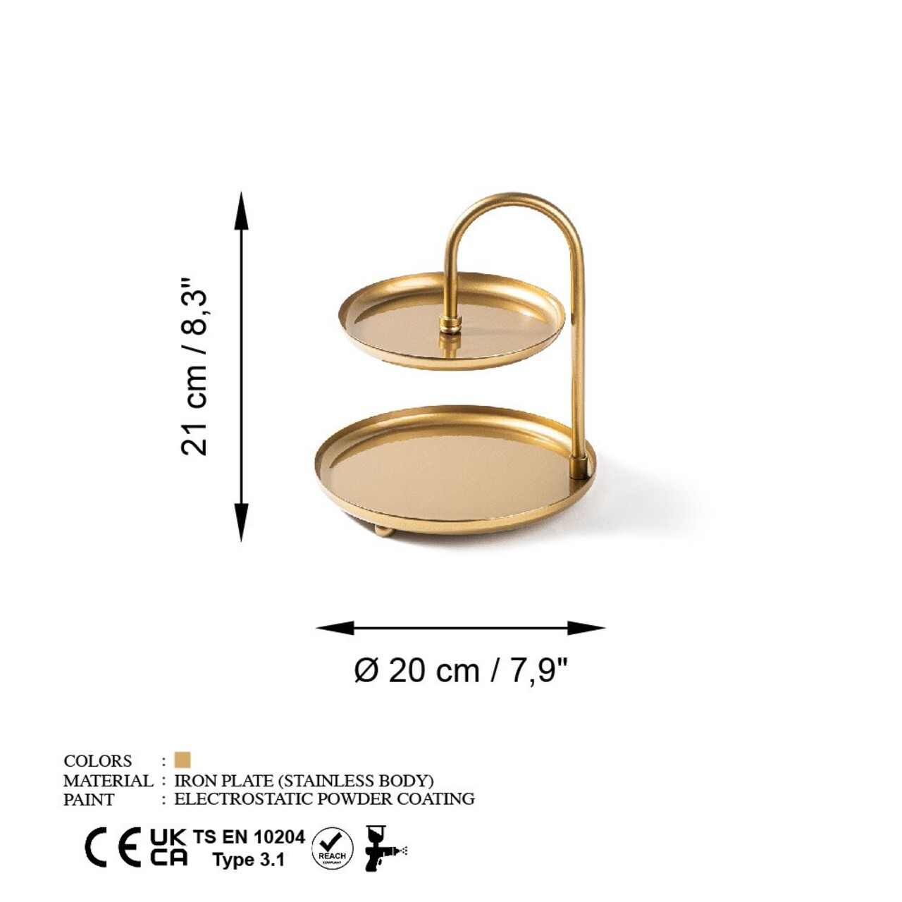 Decoratiune, Kormen-B, Metal, Auriu