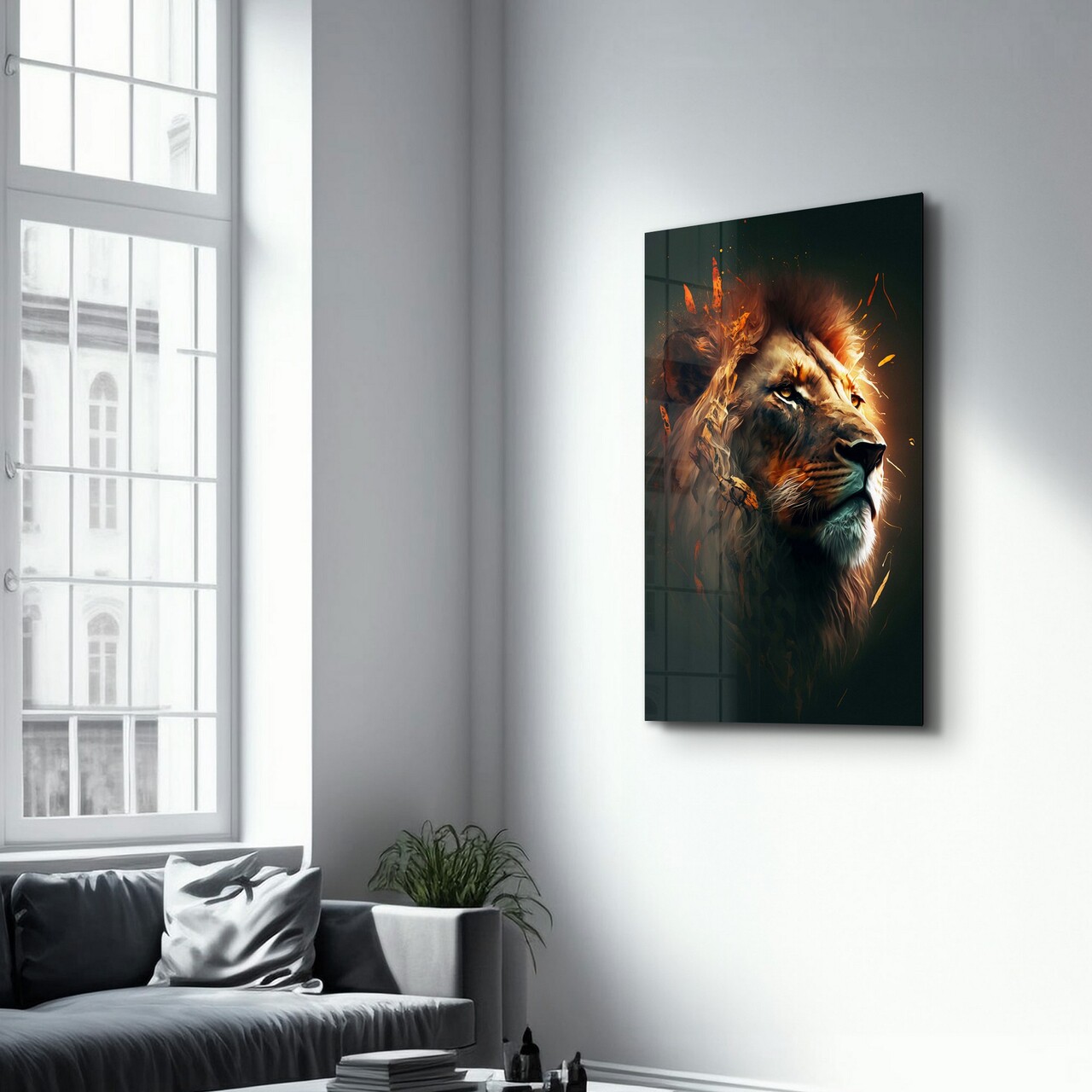 Tablou decorativ, SPR-1291, Dimensiuni: 46 x 72 cm, Multicolor - view 4