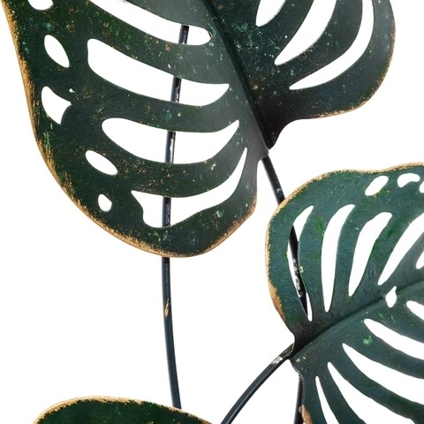 Decoratiune de perete Exotic Murale, Homemania, 24.5 x 61 cm, metal - 1 | YEO