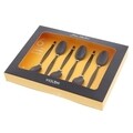 Set 6 lingurite pentru cafea moka Violon Vintage Black, Jean Dubost, inox