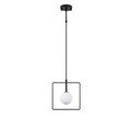 Lustra, Fulgor, 942FLG1128, Metal, Alb/Negru