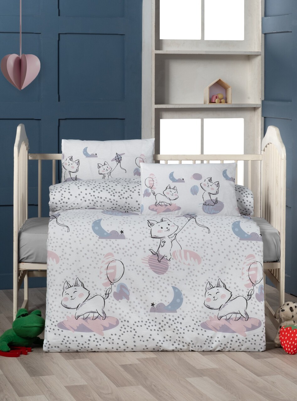 Lenjerie de pat pentru copii, Kitten, Life Style, Bumbac Ranforce