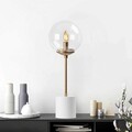 Lampa de masa, Fulgor, 942FLG1835, Metal, Alb