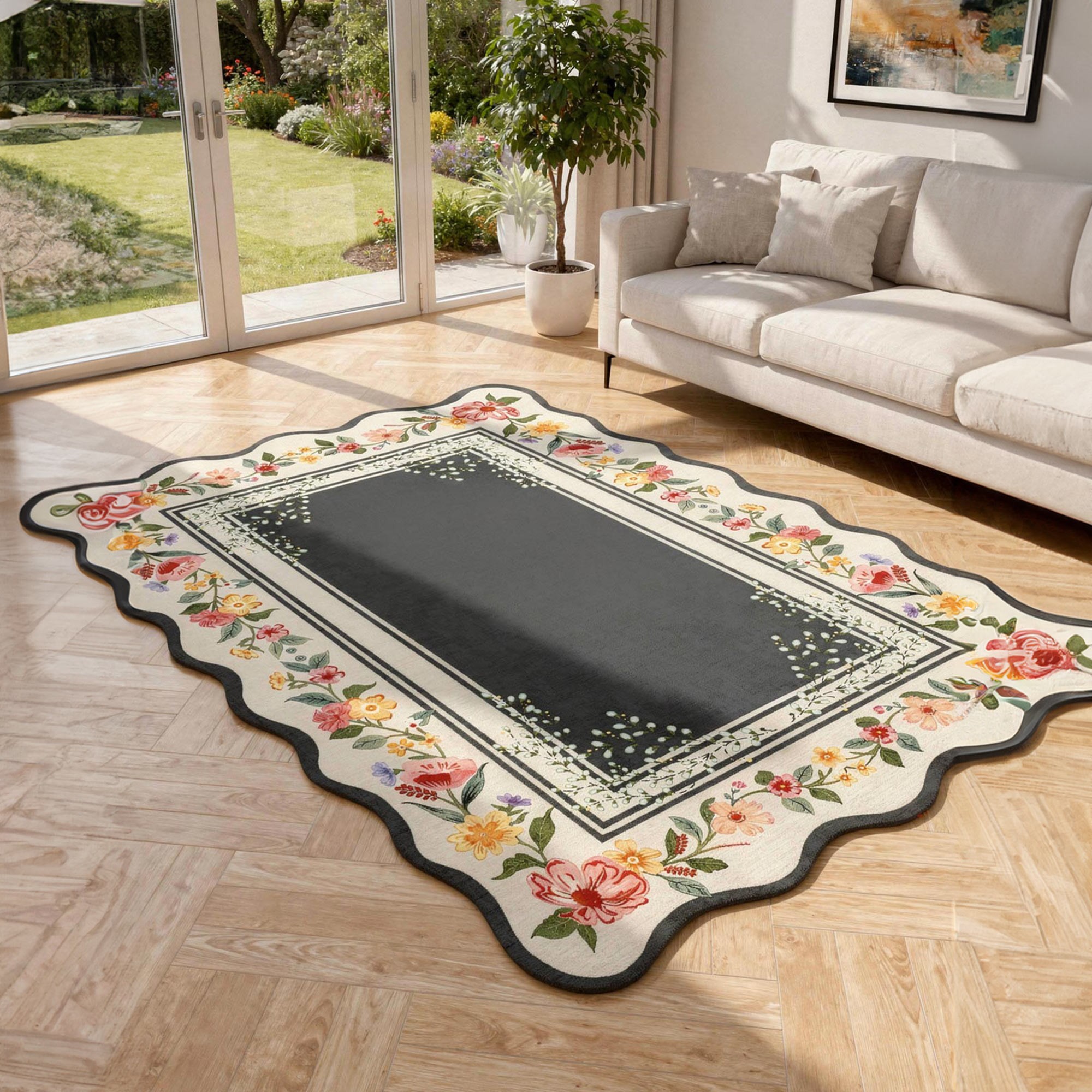 Covor, Fr365, 40x60 cm, Negru
