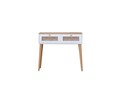 Dulap, Wolina, Goose, 95x100x35 cm, Corp: 100% MDF, Alb / Stejar