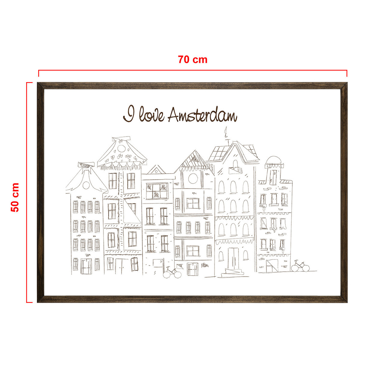 Tablou decorativ, TD142, Lemn, Desenat manual, Natural