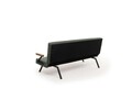 Canapea extensibila cu 3 locuri, Futon, 859FTN2908, Metal , Verde