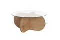 Masuta de cafea, Nordure, Aeris, Stejar Safir / Transparent