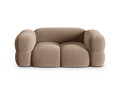 Canapea 2 locuri, Loretto, Cosmopolitan Design, 180x100x68 cm, catifea, bej inchis