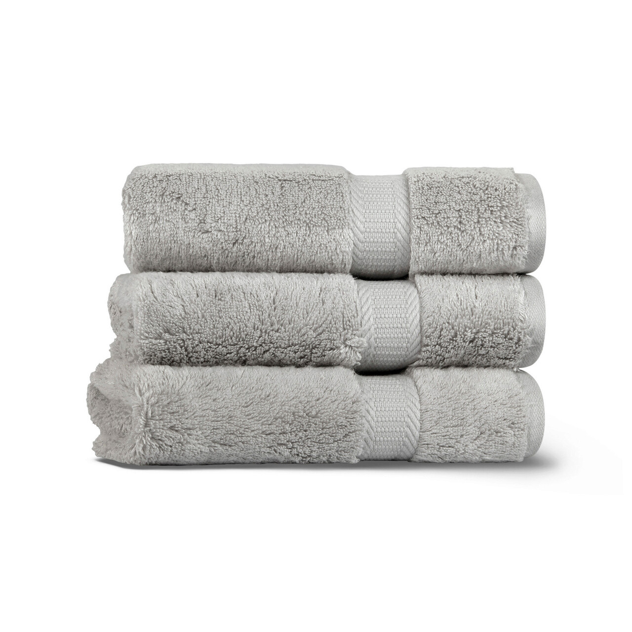 Prosop de baie, L'appartement , Fancy, 65% Bumbac/35% Lyocell, Gri deschis - 1 | YEO
