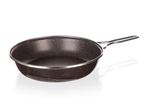 Tigaie emailata granite dark brown, banquet, Ø24 cm