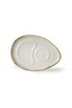 Set pentru ceai, Hermia, 275KRM2170, Ceramica, Antibacterian, Crem