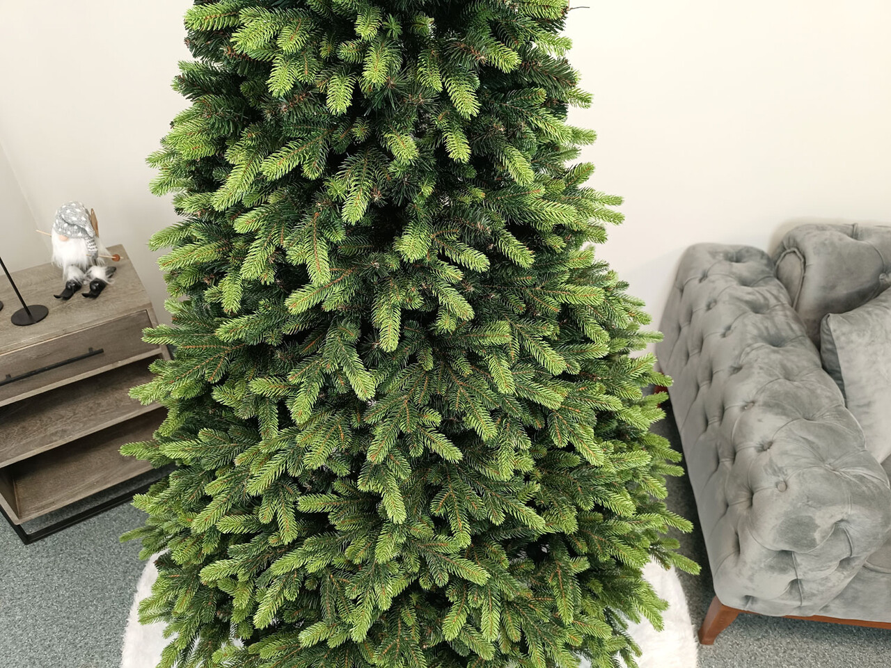 Brad artificial Christmas Deluxe by Sersimo, Carpati cu varfuri verzi, 2D+3D, 210cm — imaginea 5
