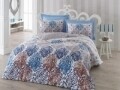 Lenjerie de pat dubla, 6 piese, 240x260 cm, 100% bumbac satinat, Cotton Box, Gonul