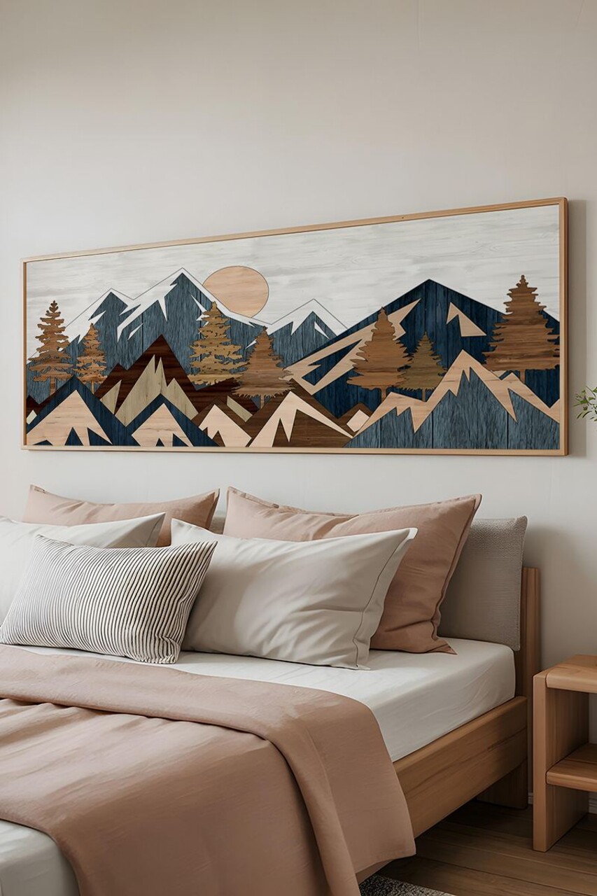 Tablou decorativ Artsmdfyty8-3370 Vopsea: 100% MDF (grosime: 27 mm) Multicolor