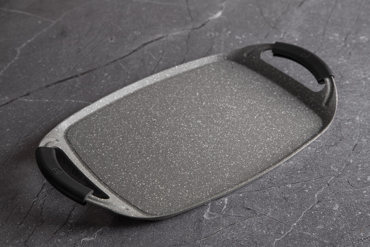 Tava grill Berlinger Haus, Stone Touch, 47x29 cm, aluminiu, gri - imagine 6