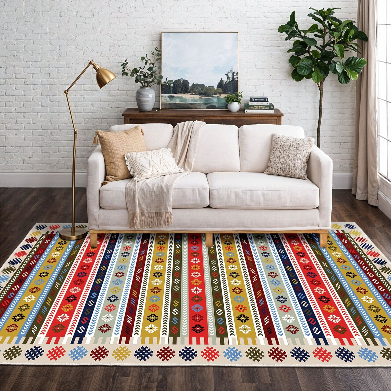 Covor, Els1781, 120x180 cm, Multicolor — imaginea 2